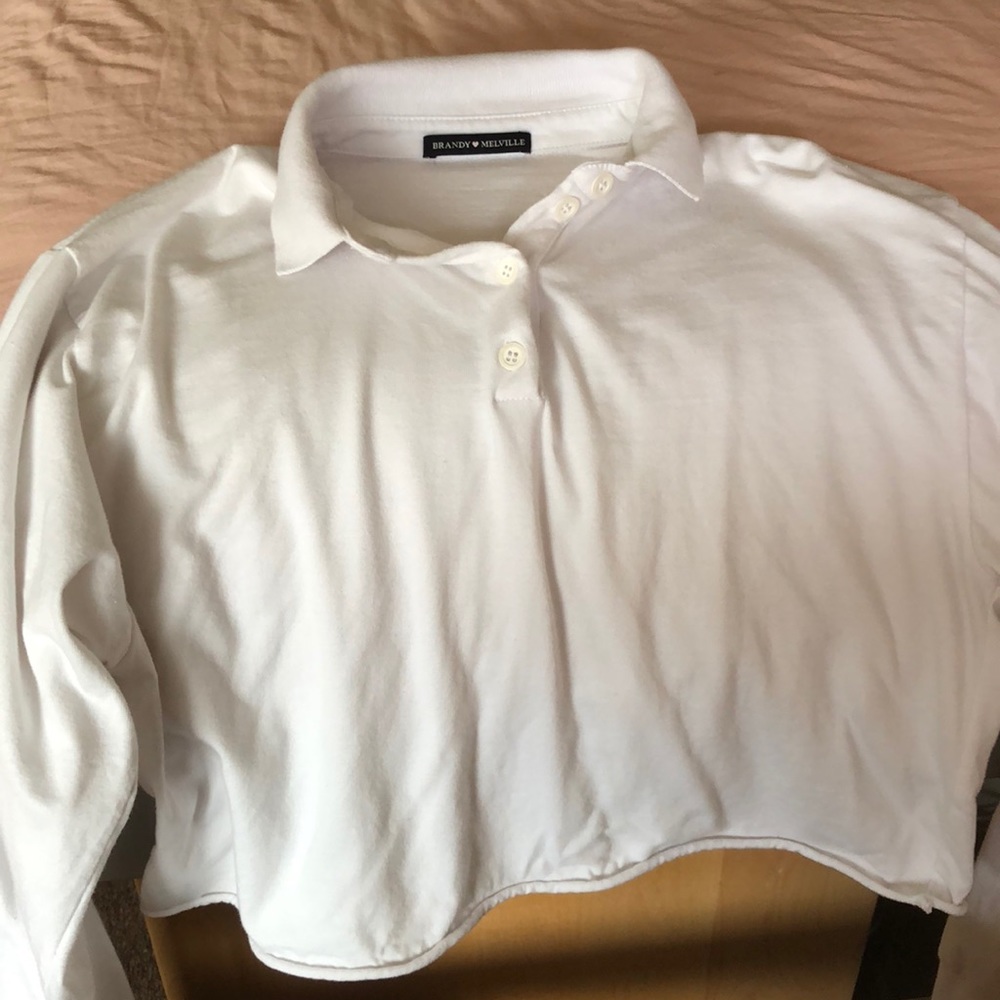 Brandy Cropped Rugby Top